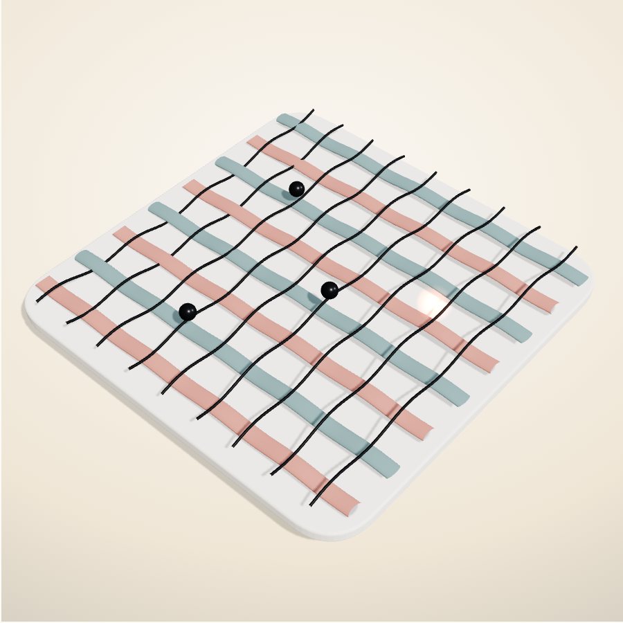 Woven, as rendered on the home page: Eight areas × nine decisions