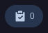 A clipboard-with-check glyph with the count 0.